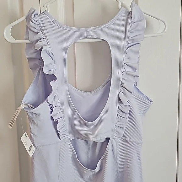 🎉HP NWT Free People Movement Ruffle Me Up One-piece Shortie - Size  L - Picture 16 of 17